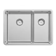 Abey Lucia 1 & 1/2 Double Bowl Inset/Undermount Sink LUA190