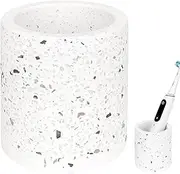 Linkidea Electric Toothbrush Holder Stand, Countertop Toothpaste Holder Organizer Compatible with Oral-B iO Series, Philips Sonicare ProtectiveClean (White)