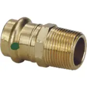 Viega 79260 ProPress 1-1/4 Copper Press Male Adapter, Smart Connect, Zero Lead