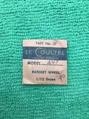 Jaeger LeCoultre Ratchet Wheel Cal. 497 Part 415 27, NOS