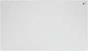 Odin ZeroGravity XL Extended Gaming Mouse Pad - Large Stitched Edge Long Cross Mouse Pad 24"x14" White/White Stitching