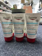 Lot Of 6 Eucerin Advanced Repair Hand Cream - 2.7 fl oz New