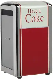 TableCraft Coca-Cola CC301 Have A Coke Napkin Dispenser