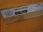 IKEA PS BINTJE Storage Crate by Francis Cayouette Wood Box Organizer Blue NEW