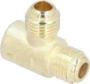 2 PCS Tee Adapter, Accurate Threaded Pipe Connector, Oil No Machine Check Valve Adapter, Tee Pipe Fitting for Air Compressor Pump Accessories