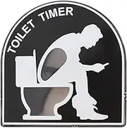 Five Minute Toilet Shaped Hourglass Timer Toilet Timer Bathroom Timer Hourglass Children's Brush Timer Creative Toilet Hourglass Timer Creative Time Hourglass Decoration