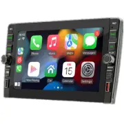Double 2Din Car Stereo Radio GPS Navi WIFI Player For Apple Carplay Android Auto