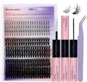 Lash Clusters Multi-Type Mixed DIY Eyelash Extension Kit Individual Lashes with