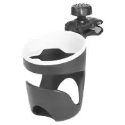 Boat Rail Cup Holder with Degree Rotation Easy Clamp and Go Installation