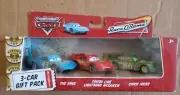 Disney Cars 3 Pack WOC THE KING FINISH LINE MCQUEEN & CHICK HICKS
