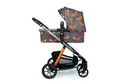 Cosatto Giggle Quad Pram & Push Chair Charcoal Mr Fox Baby Infant Toddler 0m+