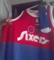 76ers Mitchell Ness jersey 3XL Bundle New With Tags Socks Included