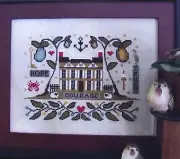 OLD SEA CAPTAINS HOUSE-CROSS STITCH-BY THE BAY