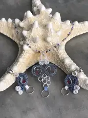 Handmade Paper Quilled Jewelry Set