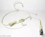 Beige Color Head Headset Microphone For Audio - Technica Wireless Mic System AT4