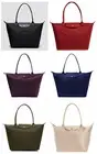 NWT Longchamp Le Pliage NEO Large Shoulder Tote RED Navy Cement Gray Black Taupe