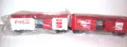 TWO Frank's Roundhouse O gauge Coca-Cola Boxcars. Coke Classic and Coke 100