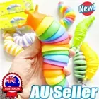 Fidget Slug Toy Articulated Flexible Relief Anti-Anxiety Sensory 3D Slug Toys LR