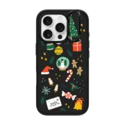 iPhone 16 Pro Impact Ring Stand Case MagSafe Compatible Christmas Everything