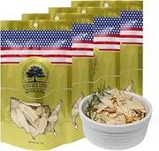 16OZ=453gm/4 Bags 花旗参切片/西洋参含片 促销装 Ginseng Slice,Hand-Selected AAA Grade (Ginseng Root Slices/Sliced Ginseng Root) SO 0159# Bag