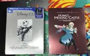 The Nightmare Before Christmas 4K & Howls Moving Castle Steel book
