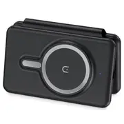 3 in 1 Foldable Fast Magnetic Wireless Charger for iPhone Apple Watch & Airpods Black