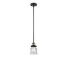 Innovations SM Canton 10" LED Mini, BK Brass/Seed Bell - 201S-BAB-G184S-LED