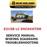 NEW HOLLAND E215B LC CRAWLER EXCAVATOR MANUAL SHOP SERVICE REPAIR PDF