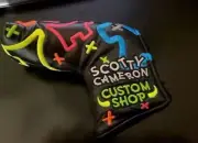 New Scotty Cameron Custom Shop Blade Neon Junk Yard Dog Putter Headcover