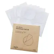 Aluminum Foils Lids to Reuse Coffee Pods Compatible with VertuoLine by RECAPS...