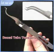 Dental Orthodontic Buccal Tube Tweezer Holder Direct Bonding Tweezers Forceps SS