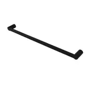 AQUA VERA Pearl Stainless Steel Single Towel Rail (750mm) - Matte Black