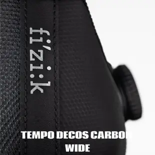 ~騎車趣~FIZIK TEMPO DECOS CARBON WIDE黑色寬楦 自行車卡鞋 公路車卡鞋 碳底
