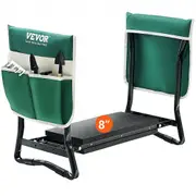 VEVOR Garden Kneeler and Seat, 330 lbs Load Capacity, 8" EVA Wide Pad, Foldable Garden Stool, Kneeling Bench for Gardening with Tool Bag, Gifts for Wo