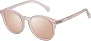 [Le Specs.] Le Specs Uni-Sex Bandwagon Matte Stone Round Sunglasses