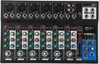 7 Channel Bluetooth Audio Mixer, Low Noise Streaming Mini Line Mixer, Ultra Slim