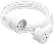 Extension Lead Piggyback Extension Cords White 10A 240V 1.8M SAA