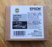 New Genuine Epson T8507 Light Black Ultra Chrome HD Ink For SC-P800 Exp 09-2022