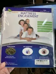 Four Seasons TwinWaterproof Mattress Protector Fitted Sheet Style Hypoallergenic