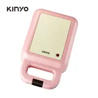 在飛比找博客來優惠-KINYO 馬卡龍2in1可換盤三明治點心機- 粉色