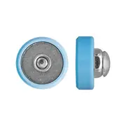 Rolltrak 19mm Acetal Flat Roller With Screw