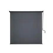 Coolaroo 2.1 x 2.4m Gunmetal Crank Operated Outdoor Blind