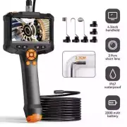 Industrial Endoscope Camera HD1080P Pipe Sewer Inspection Camera Borescope Car