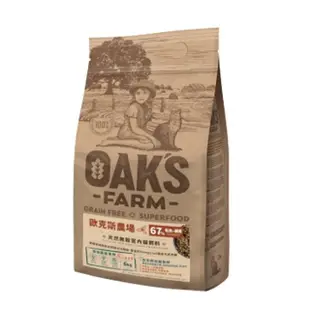 【OAKS FARM 歐克斯農場】天然無穀貓飼料 6kg(貓飼料、貓乾糧、無穀貓糧)