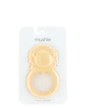 Mushie Silicone Lion Teether Soft Yellow - FREE SHIPPING
