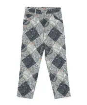 Etro Kids Patterned Fabric Trousers 14Y Gray