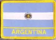 Embroidered International Patch National Flag of Argentina NEW flag