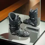New Salomon Men's Black S Pro HV My Custom Feet 3-D Ski Boots size 29/29.5