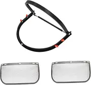 "Abbraccia" Face Shield Adapter Professional for Hard Hat Flip up and Down Debris Protection Lightweight Accessory Metal Wire Visor