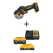 DEWALT 20V XR Cordless 3 In. Cut-Off Tool with 20V MAX XR Premium Lithium-Ion 6.